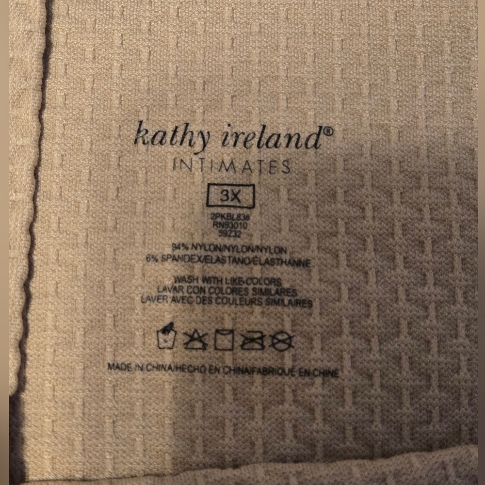 Women's shapewear by Kathy Ireland Size 3X Color Beige - Picture 7 of 8